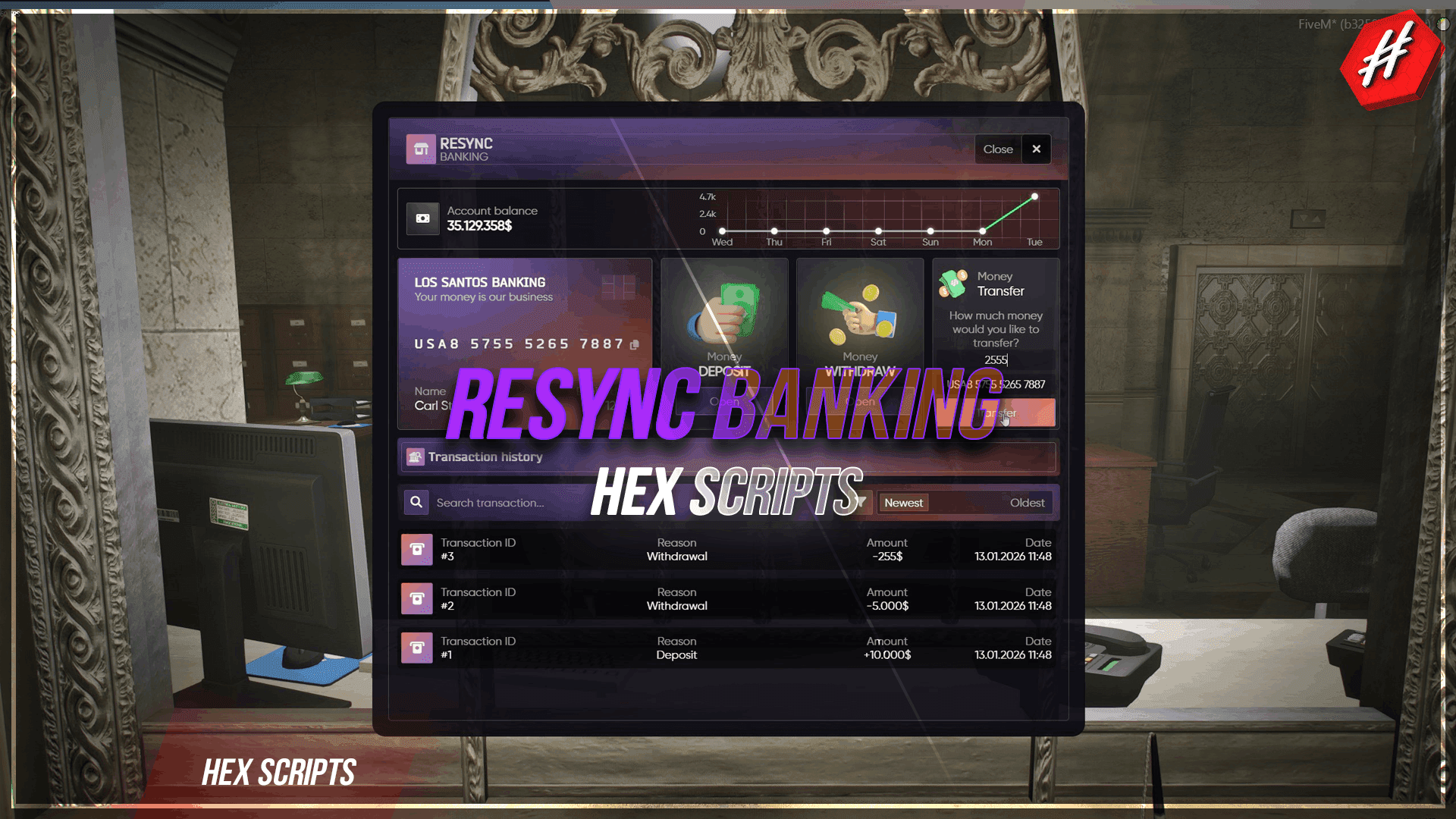 [ESX] RESYNC BANKING