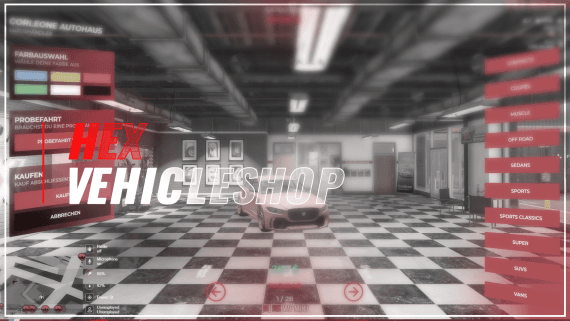 [ESX] HEX  VEHICLESHOP V1