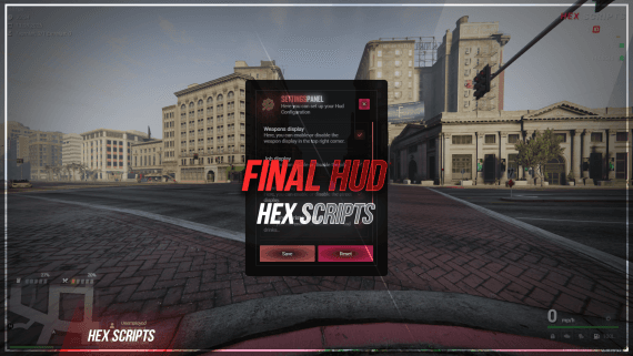 [ESX/QBCORE] HEX FINAL HUD