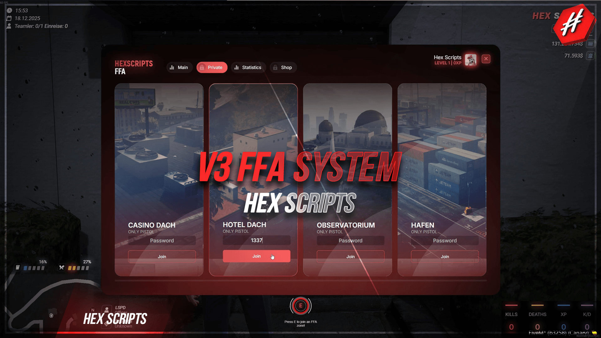 [ESX] HEX FFA V3