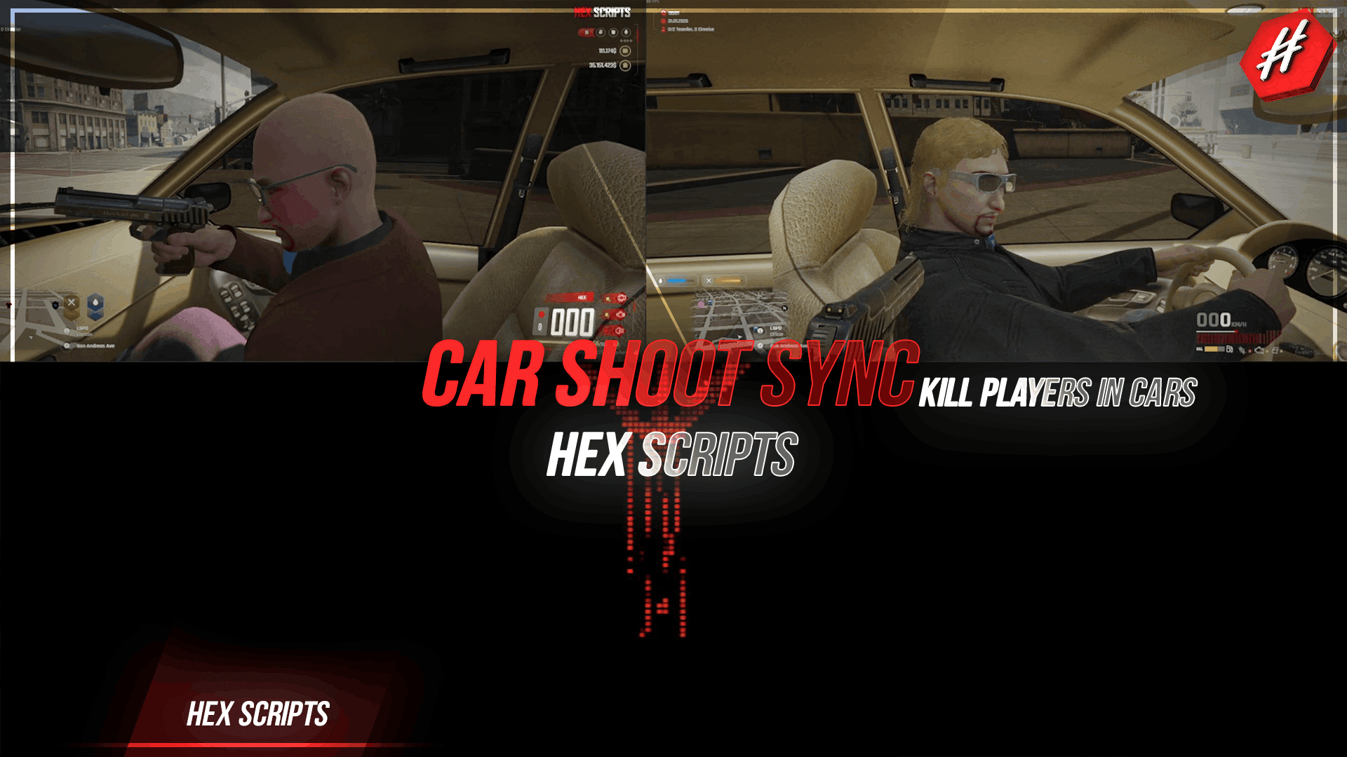 [ESX/QB/STANDALONE] HEX CAR SHOOT SYNC