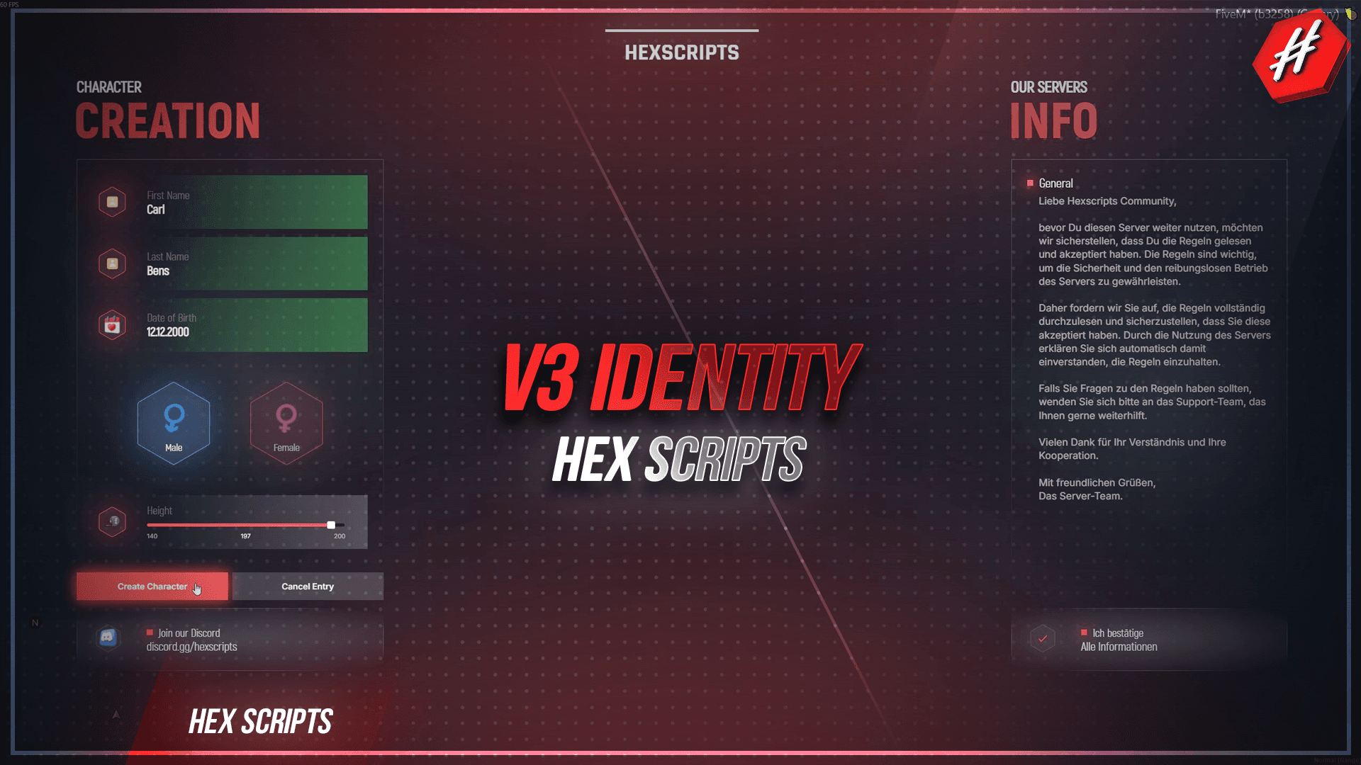 [ESX] HEX IDENTITY V3