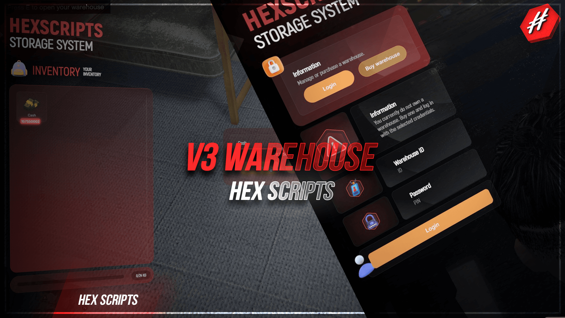 [ESX] HEX WAREHOUSE V3