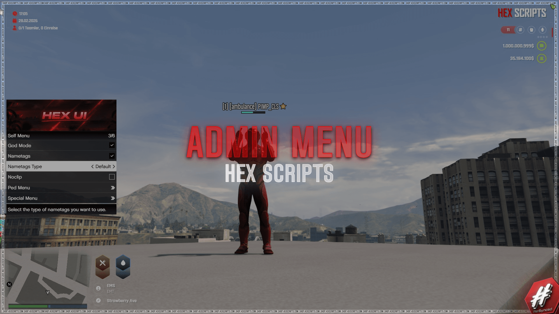 [ESX] HEX ADMIN MENU
