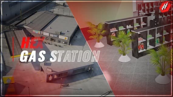 Gas Station, Shop & Warehouse in Airport