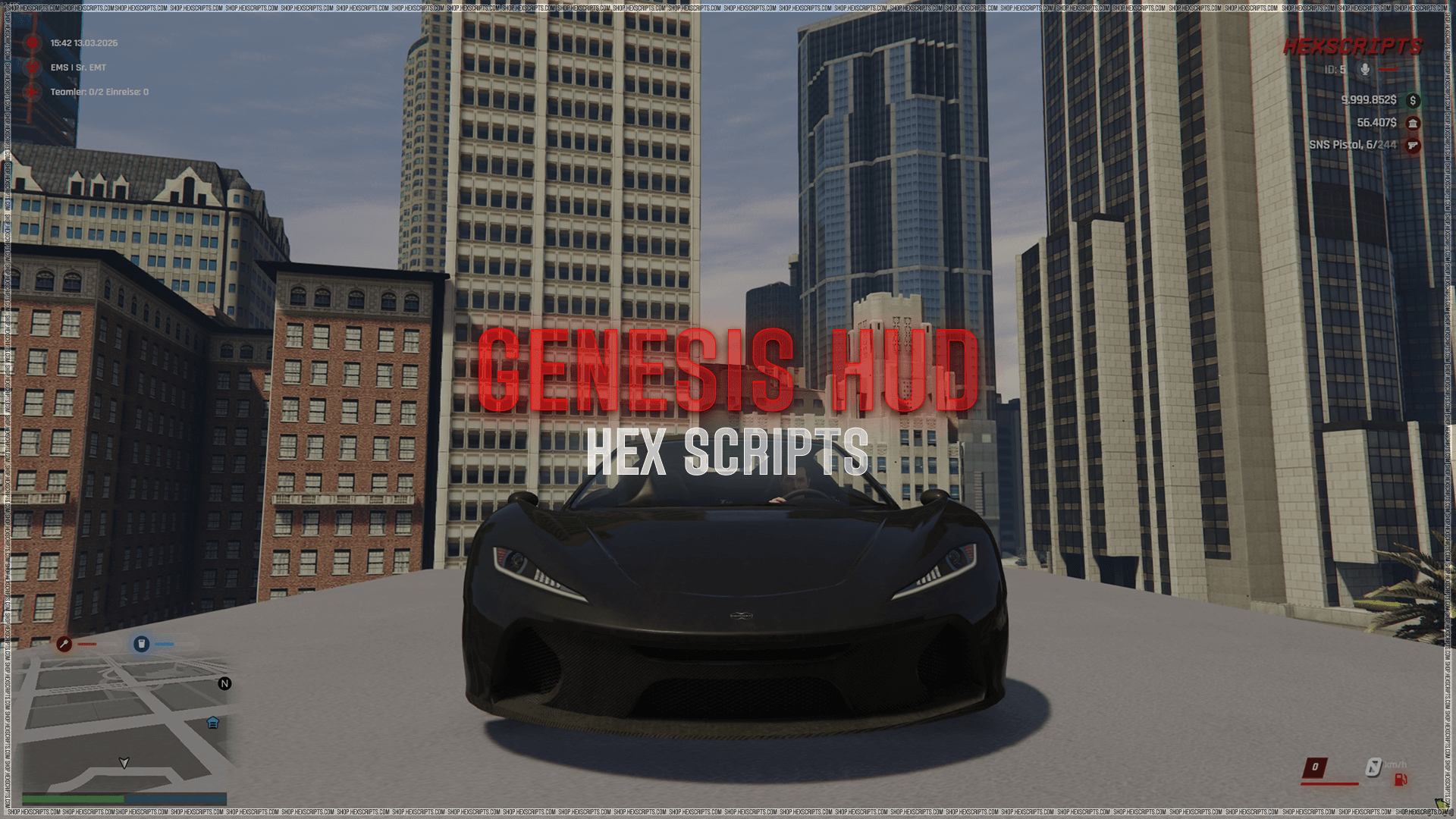 [ESX/QB] HEX GENESIS HUD